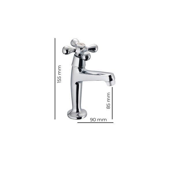 Infrared Sink Mixer Tap - Edouard Rousseau - NUUK - Chrome - Water Saving - Maximum Hygiene