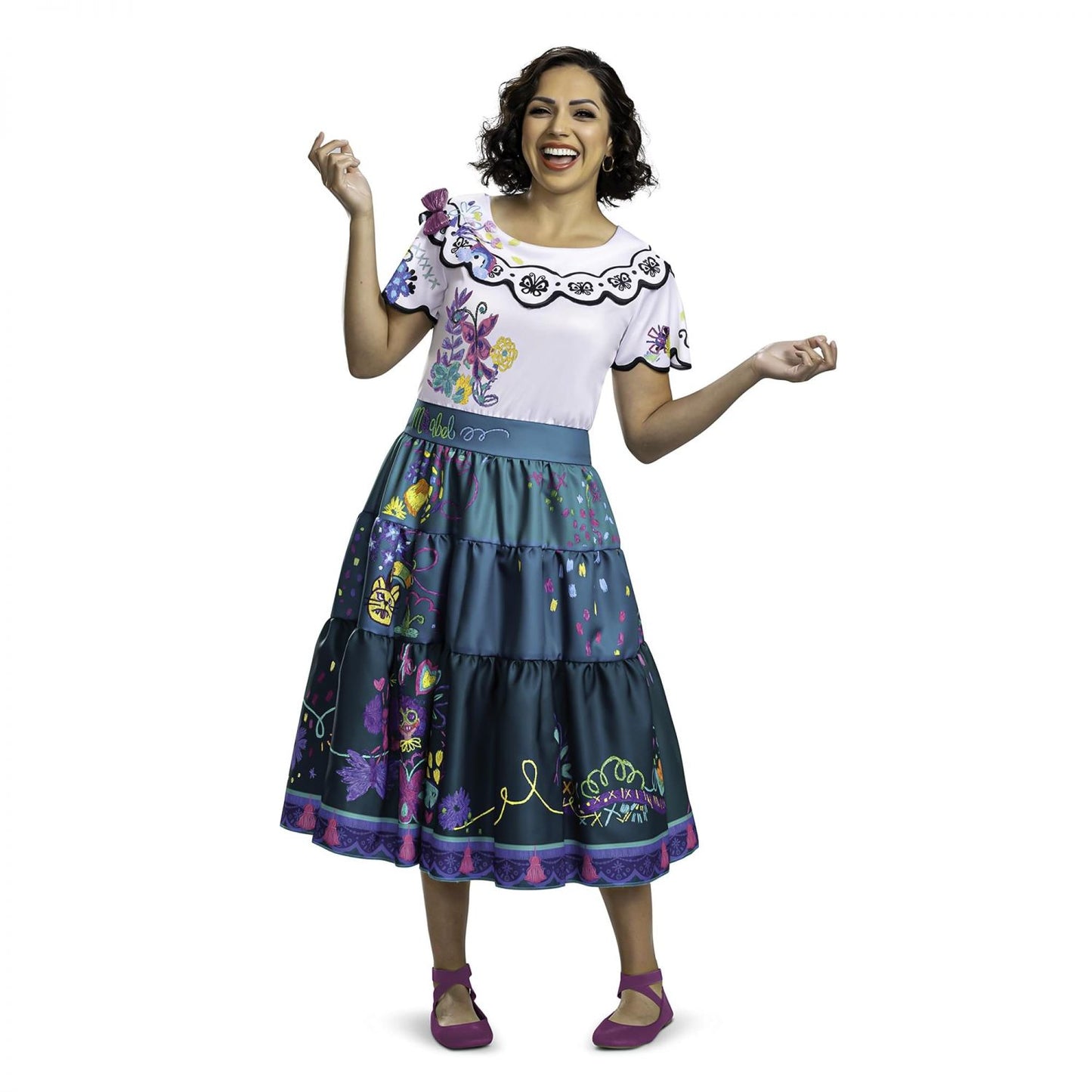 Disney Enchanto Mirabel Madrigal Deluxe Adult Costume | M (8-10)