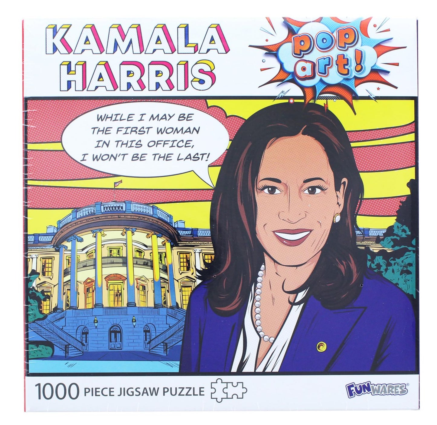Kamala Harris Pop Art 1000 Piece Jigsaw Puzzle