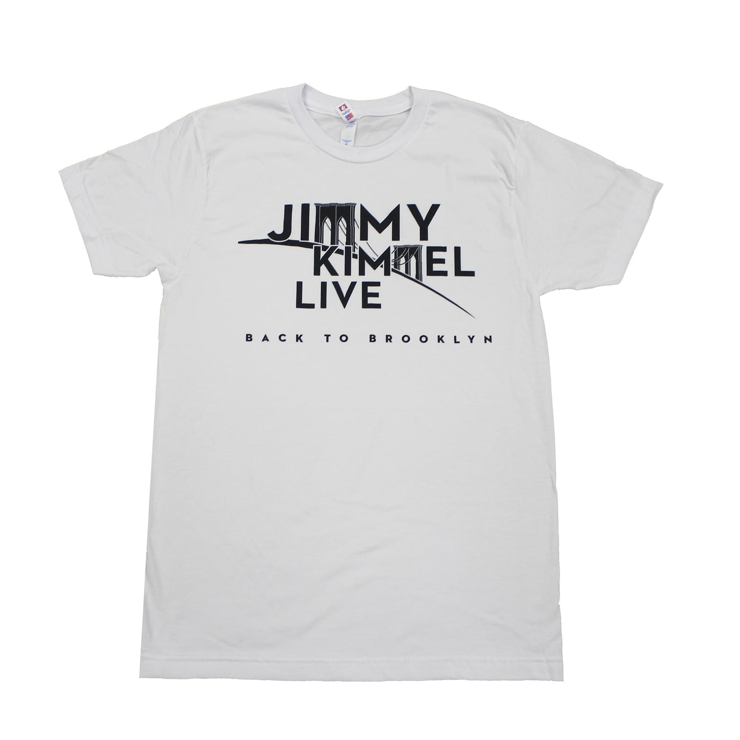 Jimmy Kimmel Live! Brooklyn White Tee Shirt | Adult X-Large