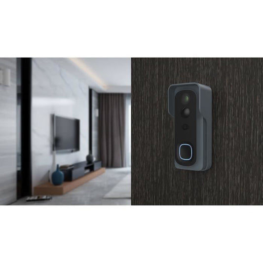Connected Doorbell Kit - LINK2HOME - Wi-Fi - Two-way Audio - Wireless Chime - 8 GB SD