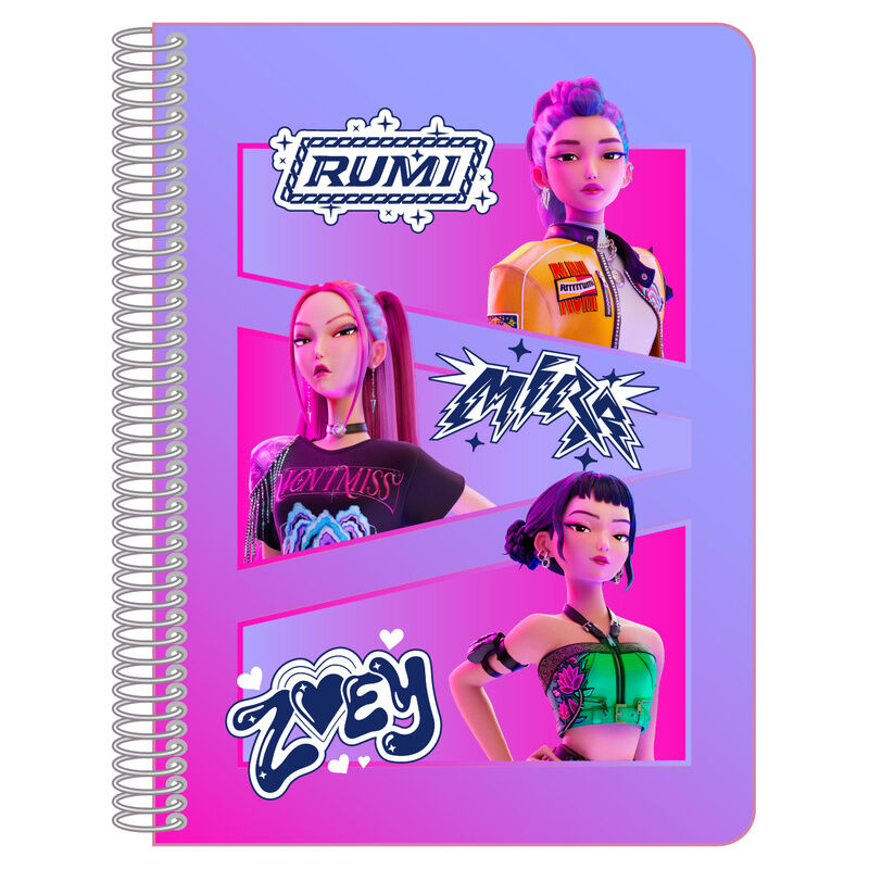 Demon Hunters Kpop A5 notebook