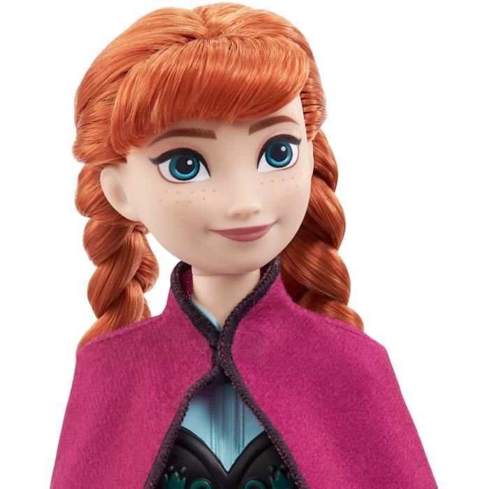 Frozen-Anna- Mattel Disney Doll with Dress and Accessories HLW49