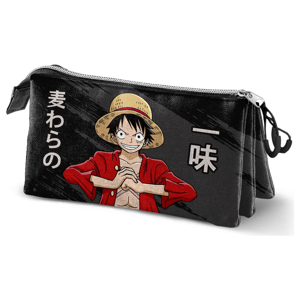 One Piece triple pencil case