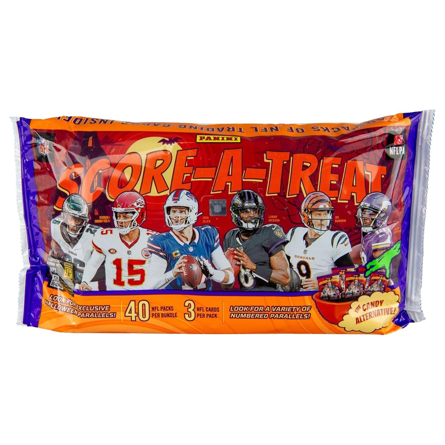 NFL Panini 2025 Score-A-Treat Football Halloween Blaster Box | 40 Packs