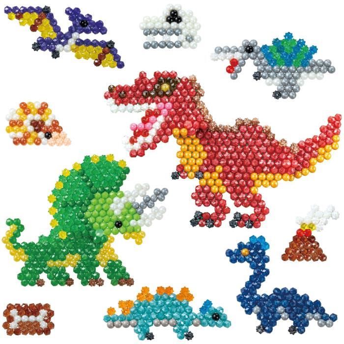 The land of dinosaurs - aquabeads - pearls that stick with water