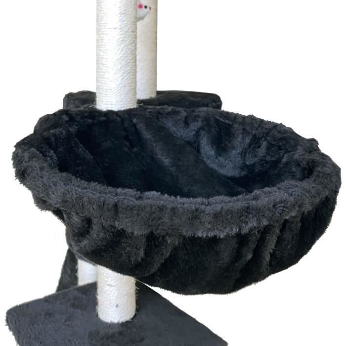 Jipsy - Cat tree - 79 x 34 x 138 cm - Black