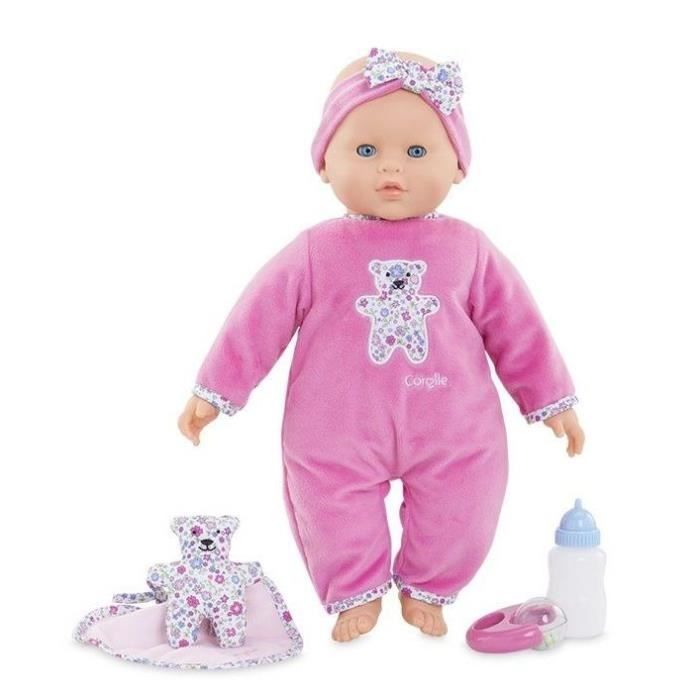 Large interactive Lucille baby doll - COROLLE - Mon Grand Poupon - 42cm - From 2 years old