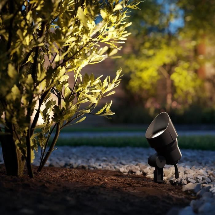 PHILIPS Low Voltage GardenLink 1x6W Outdoor Spotlight, 2700K, IP44 - Power supply not included