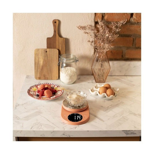 Electronic kitchen scale - Livoo - DOM493T - Terracotta