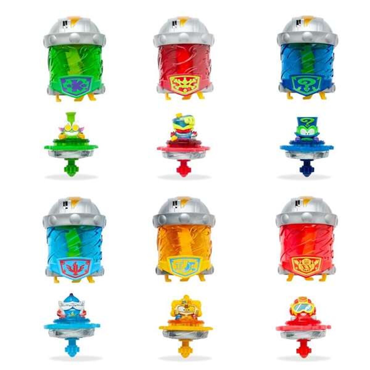 Battling spinning tops