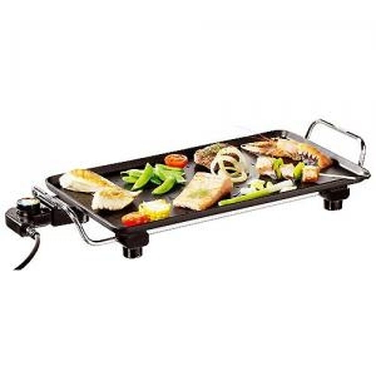 Electric grills, griddles, raclette grills and baking stones