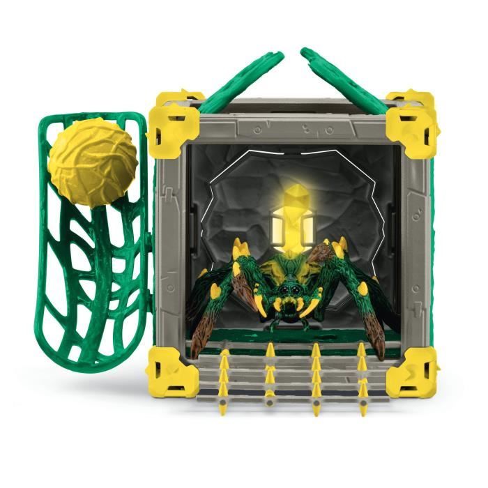 BattleCave Jungle Tarantula, Arena Expansion, SCHLEICH 42678 Eldrador Creatures, Ages 7 and up