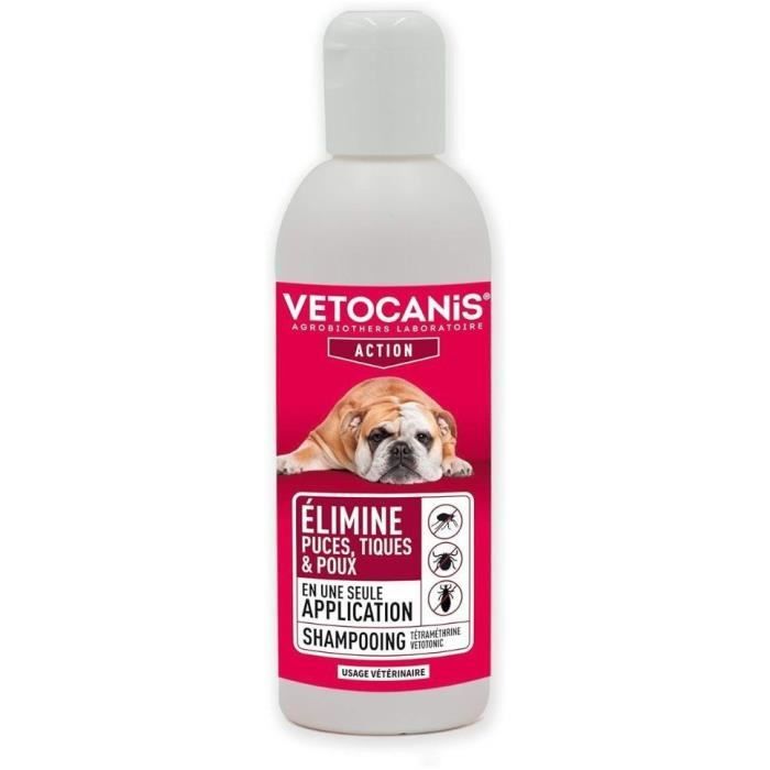VETOTONIC Tetramethrin shampoo - For dogs and cats