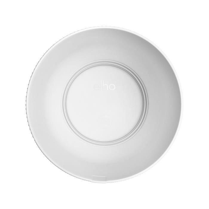 Flower pot - Elho - Jazz Round - White - L 35 x B 34.5 x H 32 cm - Interior - 100% recycled