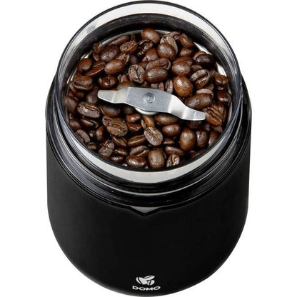 Electric coffee grinder - DOMO - DO712K - 150 W - Capacity: 70 g - Grinding mechanism with burrs