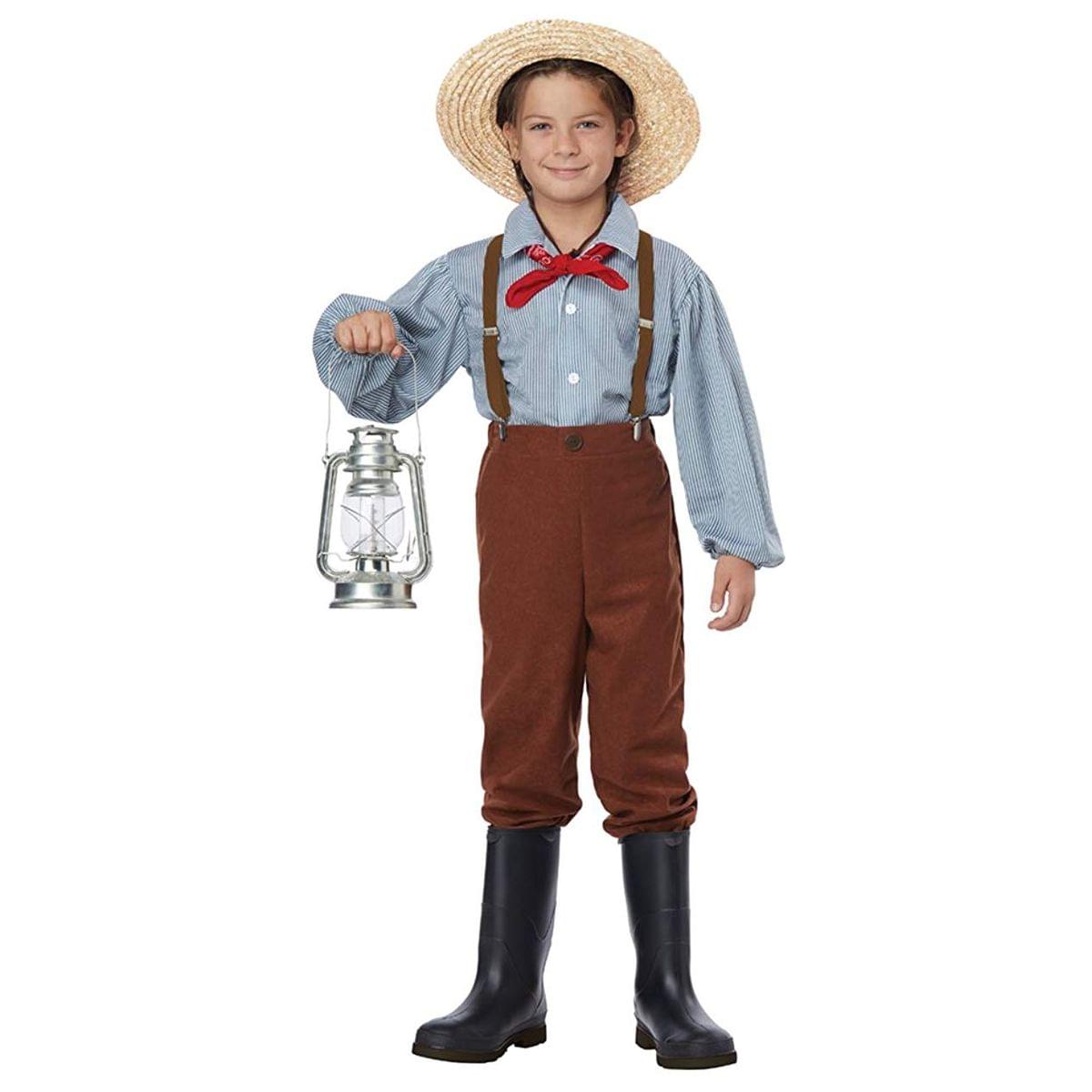 Pioneer Boy Child Costume X-Large