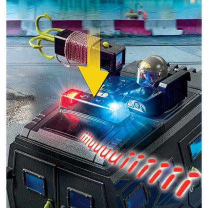 PLAYMOBIL 71144 Special Forces Intervention Vehicle - Police Officers - City Action - Elite Unit