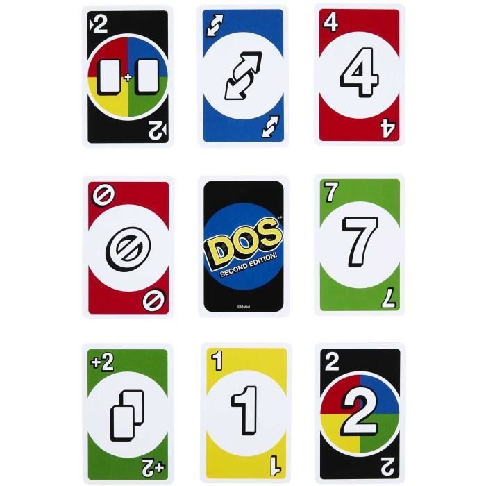 UNO DOS - MATTEL GAMES - HNN01 - MATTEL UNO CARD GAMES