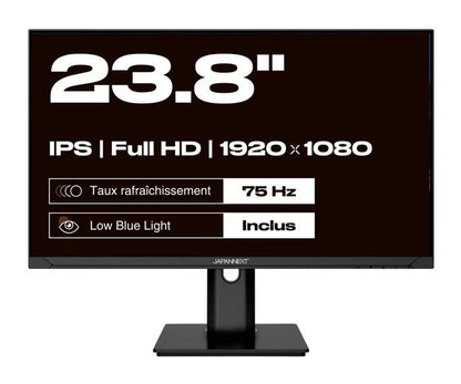 PC screen - JAPANNEXT - 23.8 FHD - IPS - 60Hz - Ergonomic stand