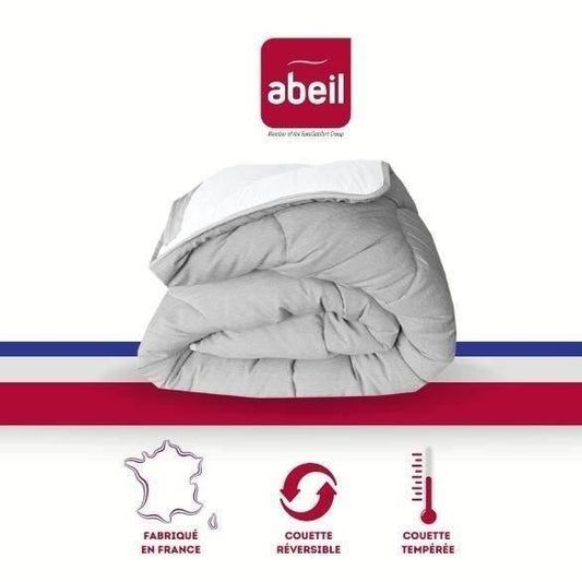 ABEIL TWO-TONE Tempered Comforter 220x240cm - White & Gray mottled