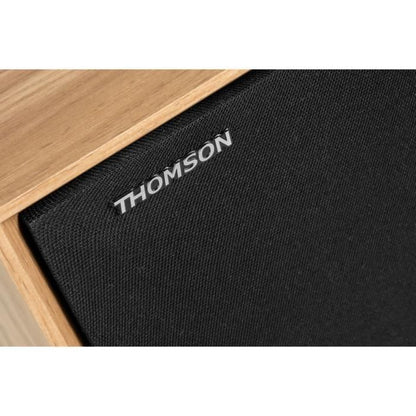 Wooden residential speaker - THOMSON - WS502 - Bluetooth 5.0, 100W, RCA, USB, AUX-IN