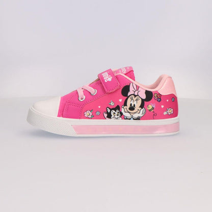Disney Minnie canvas trainers with ligths