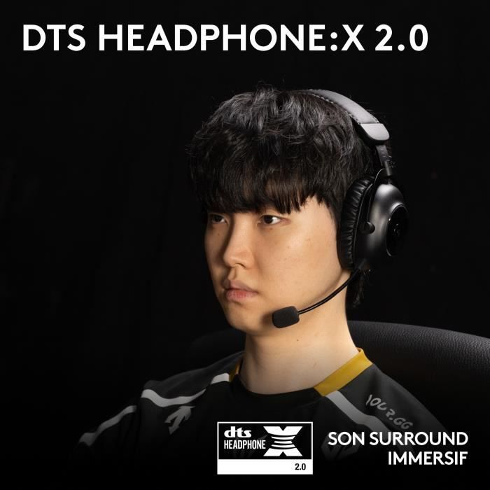 Logitech G PRO X 2 LIGHTSPEED PC Headset Bluetooth Headphones, Detachable Microphone - White