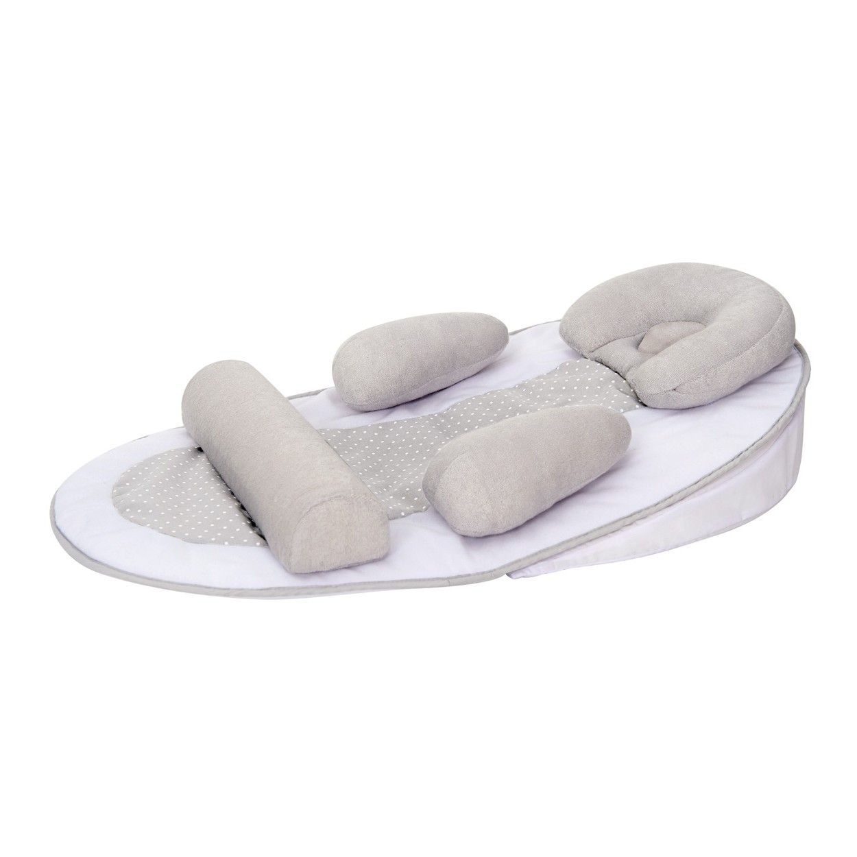Tinéo - Baby sleep cocoon, Baby wedge, tilted 10 °, scalable, adjustable, removable, 0-3 months, Baby Tete hold, 58x40cm