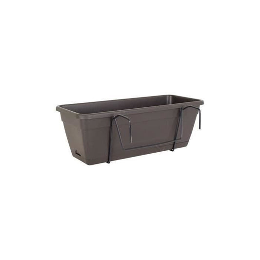 Artevasi Garden Kit Venezia with water reserve - 10 L - 49 x 19.5 x 16.6 cm - Anthracite gray