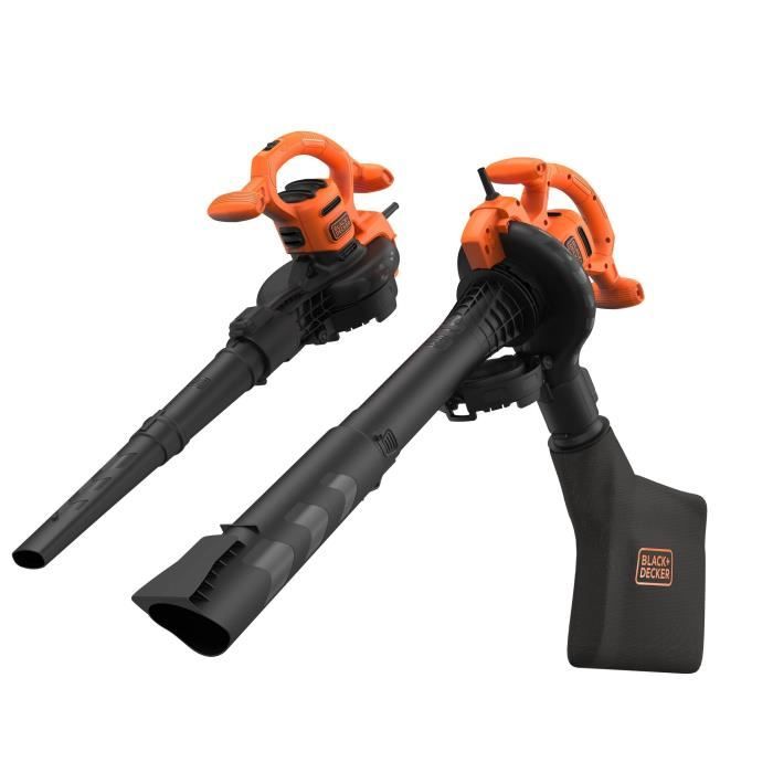 2600W BLACK+DECKER BEBL260-QS Corded Blower Vacuum Cleaner - Capacity 40L Suction volume 11.8m3/min