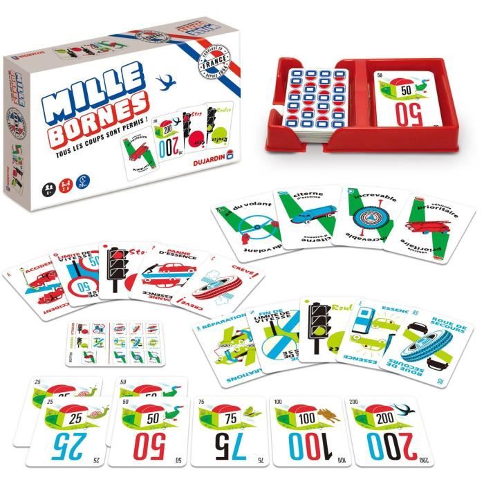 Mille bornes Classique - Board game - DUJARDIN - From 6 years old
