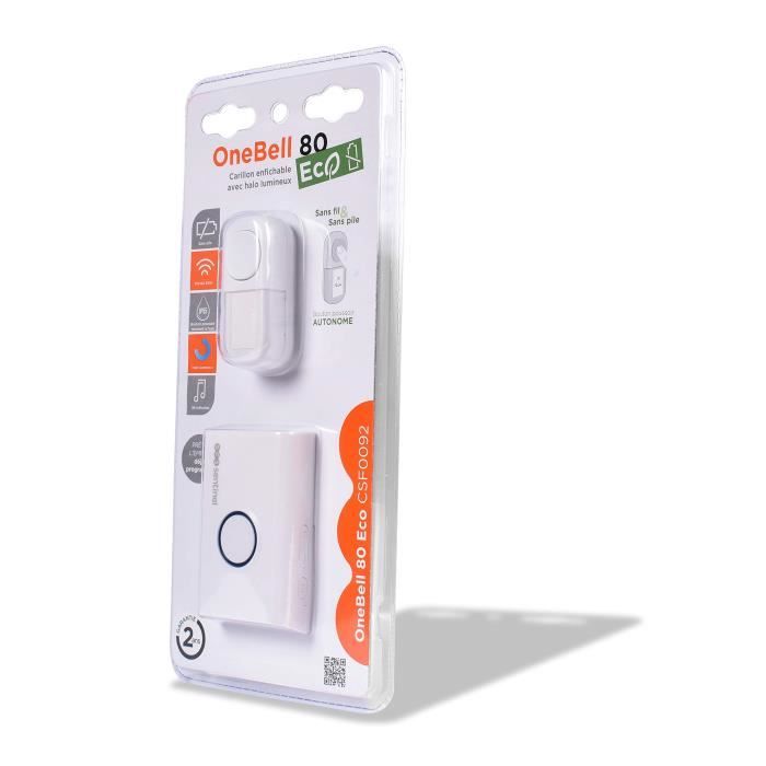 Wireless plug-in chime without battery - OneBell 80 Eco - SCS SENTINEL