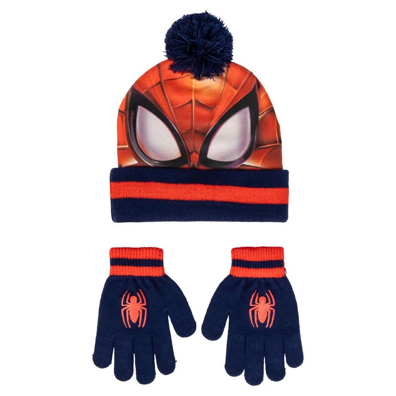 Marvel Spiderman hat and gloves set