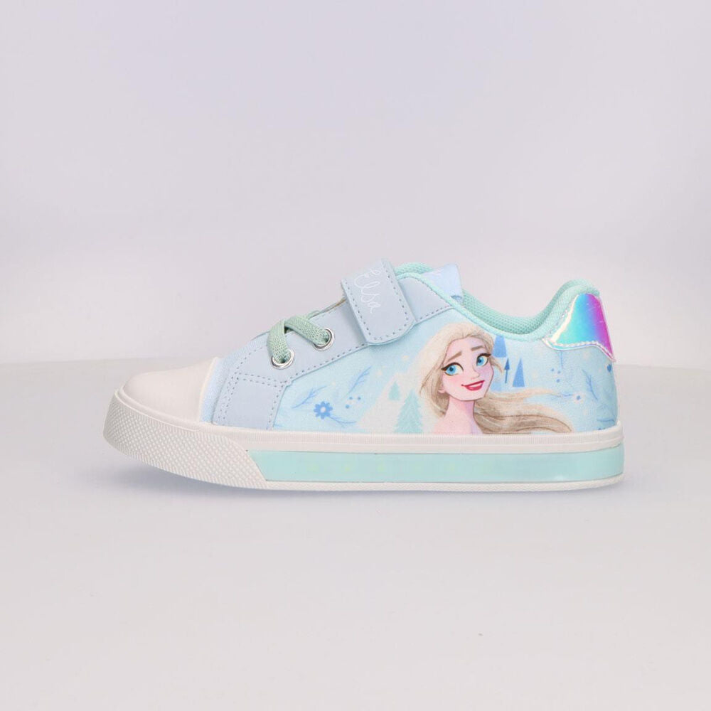Disney Frozen canvas trainers with ligths