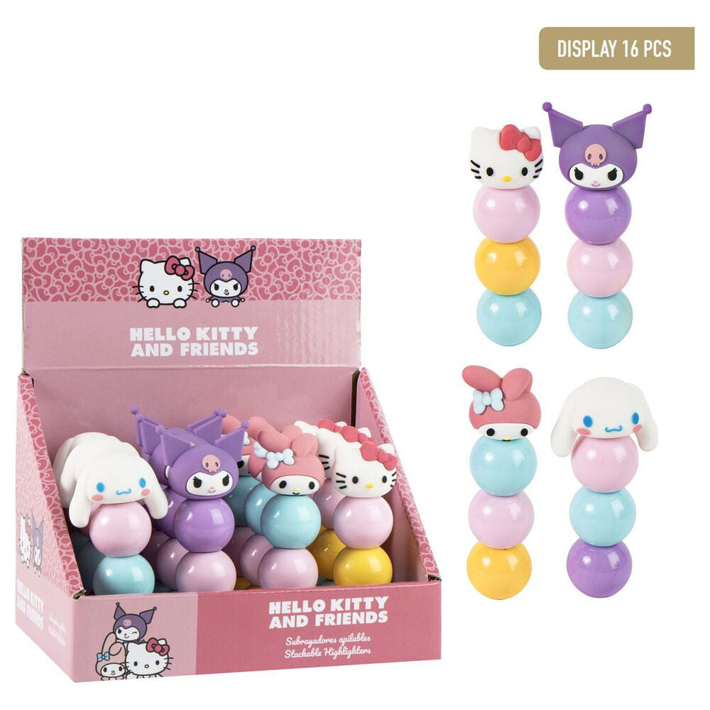 Hello Kitty assorted stackable highlighter
