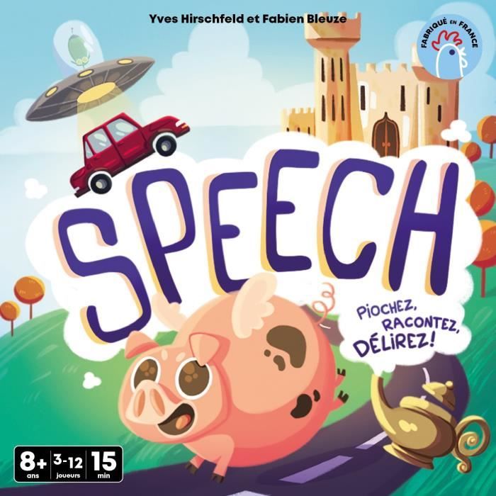 Speech - Asmodee - Invent a story - 4 game modes - 15 minutes - Ages 8 and up