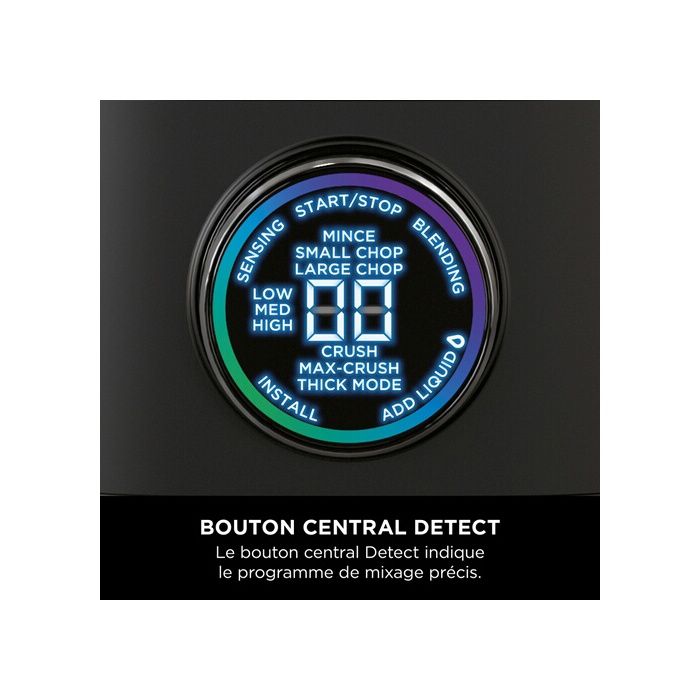 Ninja Detect Power Blender Pro 1200W - 2-in-1 - 2L - 15 modes - 10 speeds - Black