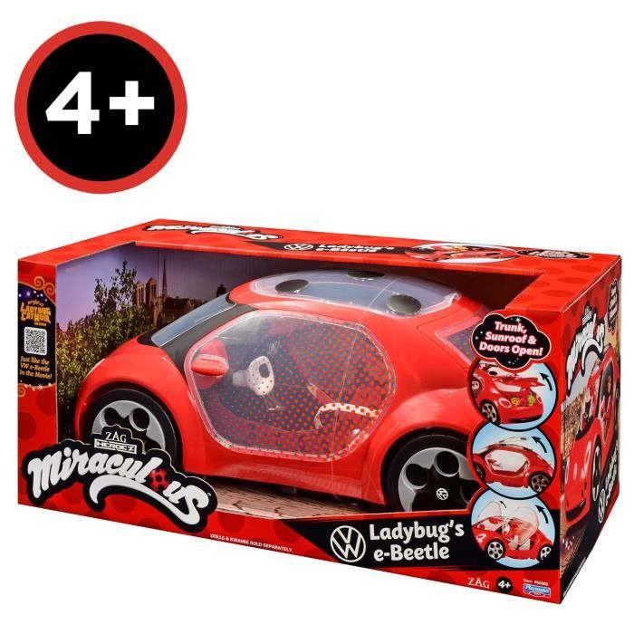Miraculous Ladybug Car - Ladybug's Volkswagen e-Beetle - Bandai