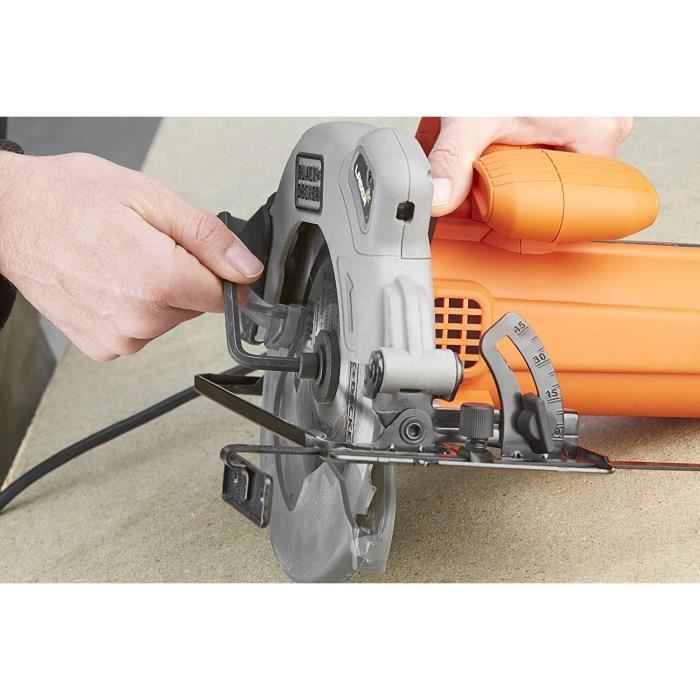 BLACK & DECKER Scie circulaire CS1250L-QS - 1250 W