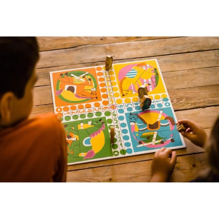 Board game - NATHAN - Ludo game - Great classic, original illustrations