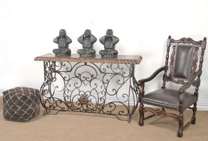 Peruvian Forged Iron Console