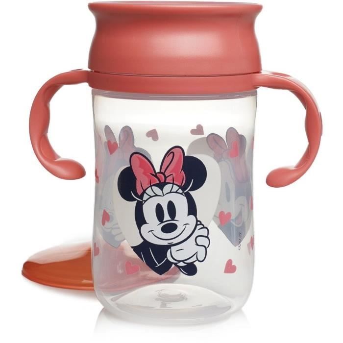 360 DEGREE TRAINING CUP - 360 training cup with lid MINNIE
