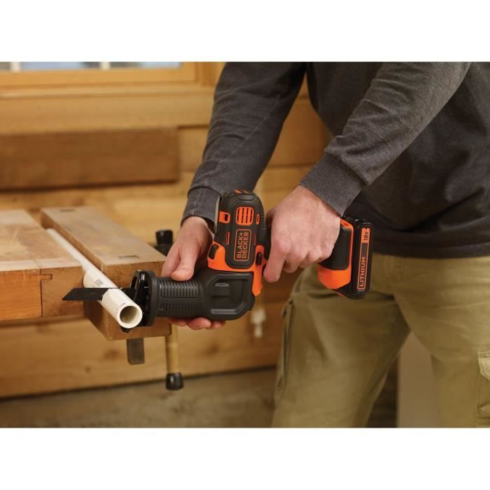 BLACK + DECKER - Cordless MultiEvo Drill-Driver 18V 1,5Ah + Charger - MT218K-QW - Tool with interchangeable head