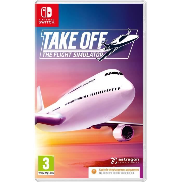 Take Off The Flight Simulator - Nintendo Switch Game - Code in a box