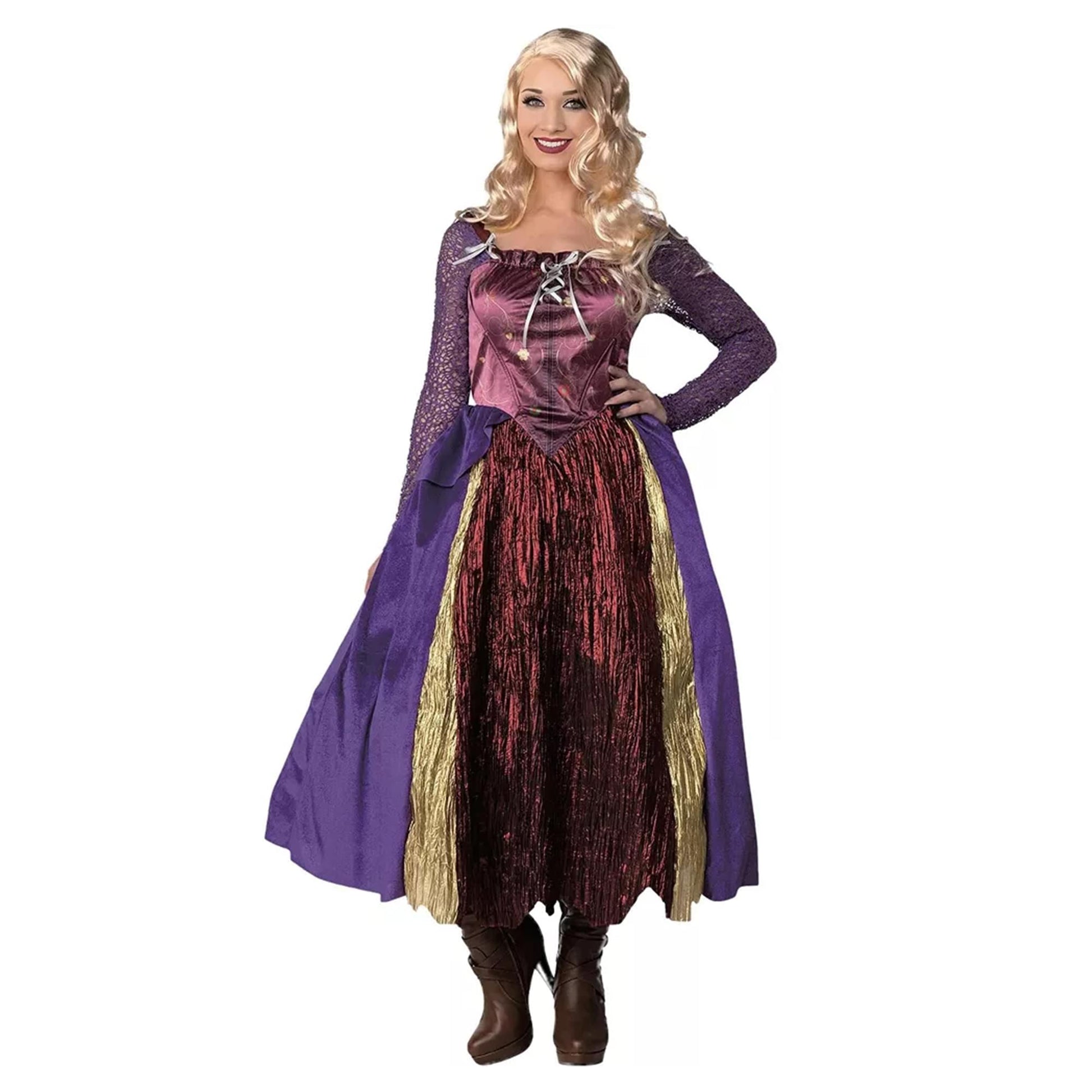 Salem Silly Witch Hocus Pocus Inspired Adult Costume | Medium 10-12