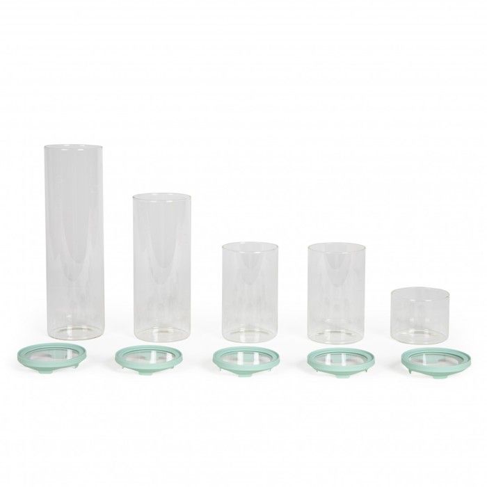 Set of 5 storage jars - Livoo - MEN399 -