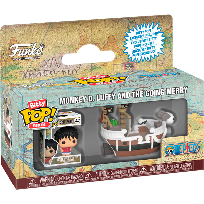 Bitty POP Ride figure One Piece Monkey D. Luffy and the Going Merry
