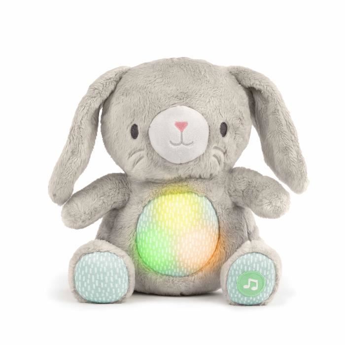 INGENUITY Sylvi baby rabbit comforter, soft toy, soothing melodies and vibrations, luminous, birth gift