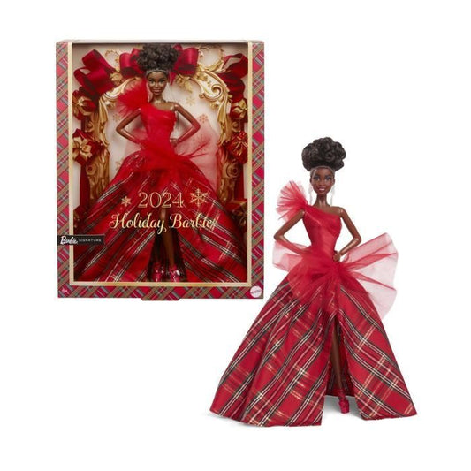 BARBIE Doll Merry Christmas Brunette HRM62